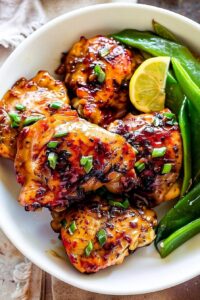 Marinated Oven Baked Chicken Thighs