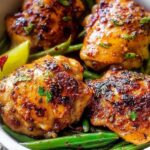 Marinated Oven Baked Chicken Thighs
