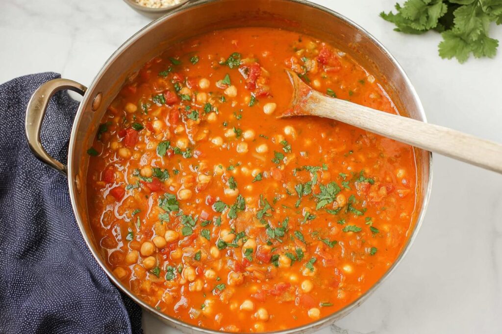 Peanut Chickpea Stew