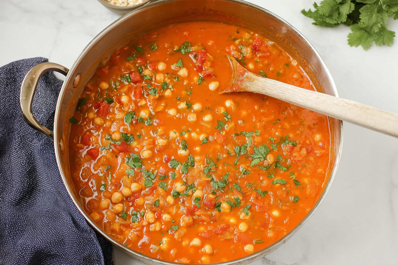 Peanut Chickpea Stew