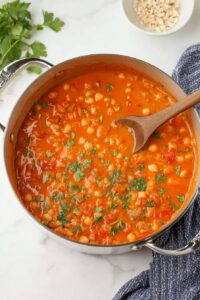 Peanut Chickpea Stew