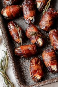Prosciutto Wrapped Dates With Goat Cheese
