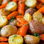 Roasted Potatoes and Carrots