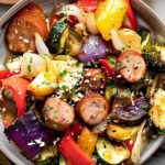 Sausage Veggie Sheet Pan