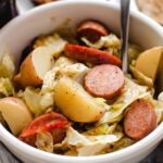 Slow Cooker Sausage, Cabbage and Potatoes