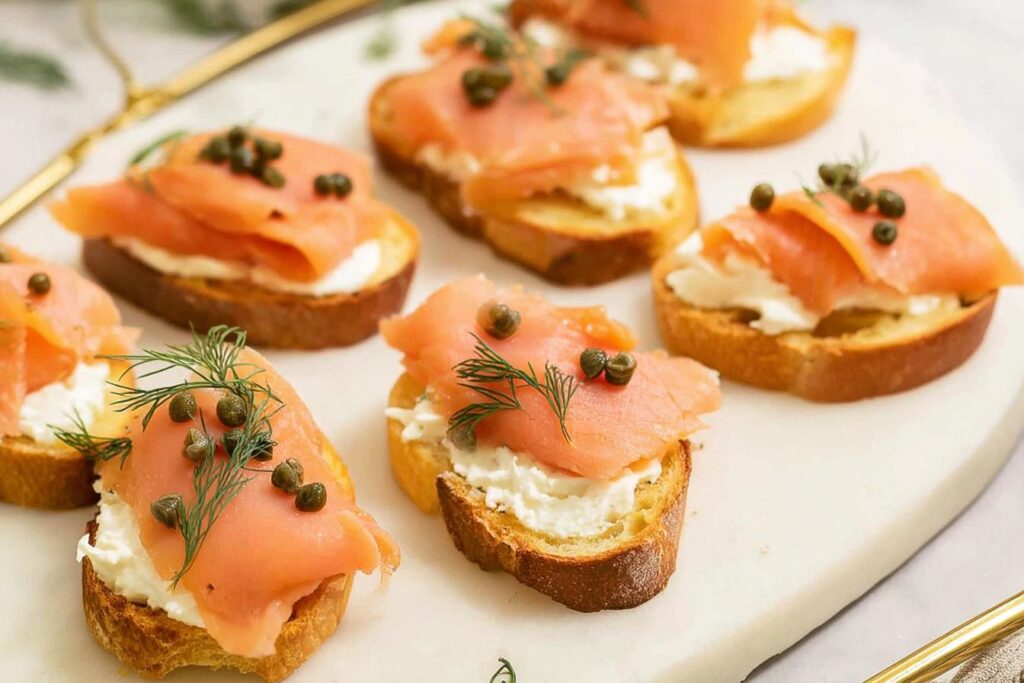 Smoked Salmon Crostini