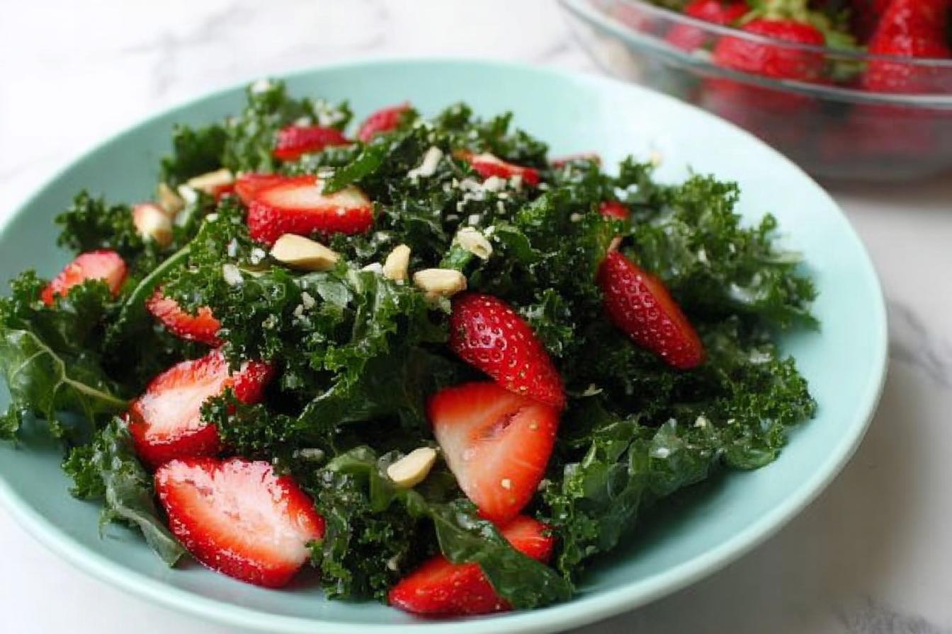Strawberry Kale Salad