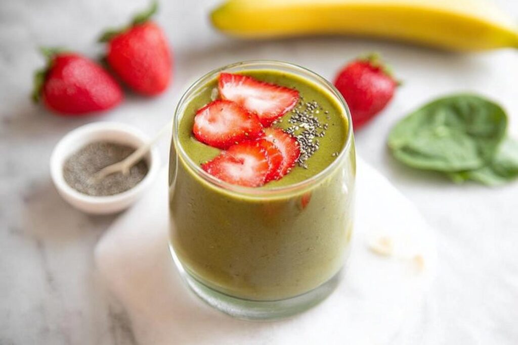 Strawberry Spinach Smoothie