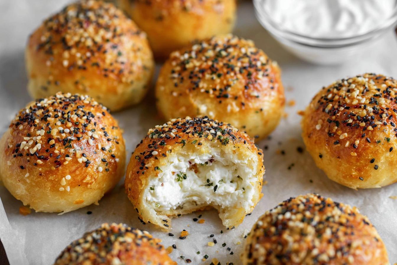Stuffed Bagel Bites