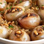 Stuffed Onions with Rice and Pine Nuts