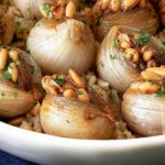 Stuffed Onions with Rice and Pine Nuts