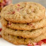 Brown Sugar Rhubarb Cookies