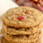 Brown Sugar Rhubarb Cookies