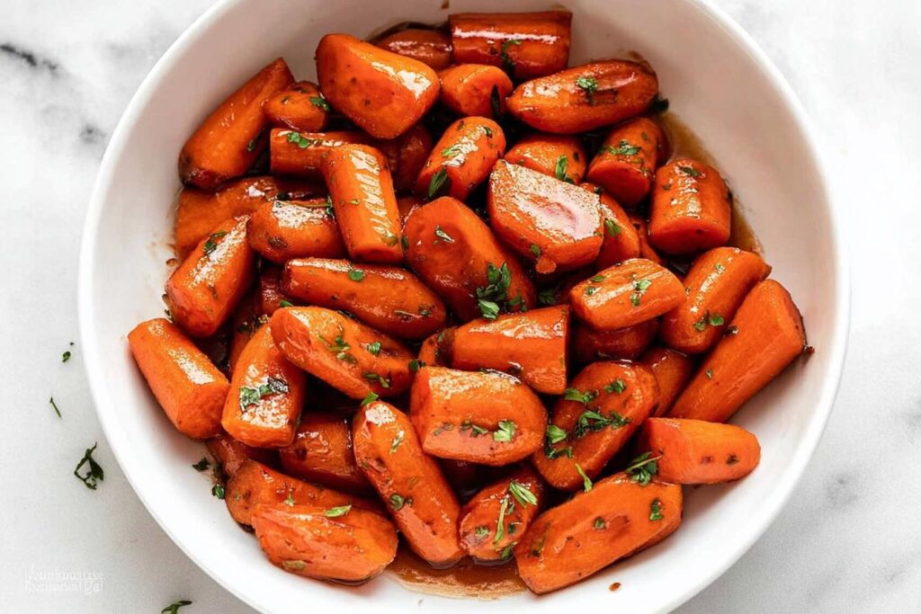 Honey Balsamic Glazed Carrots