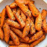 Parmesan Garlic Air Fryer Carrots