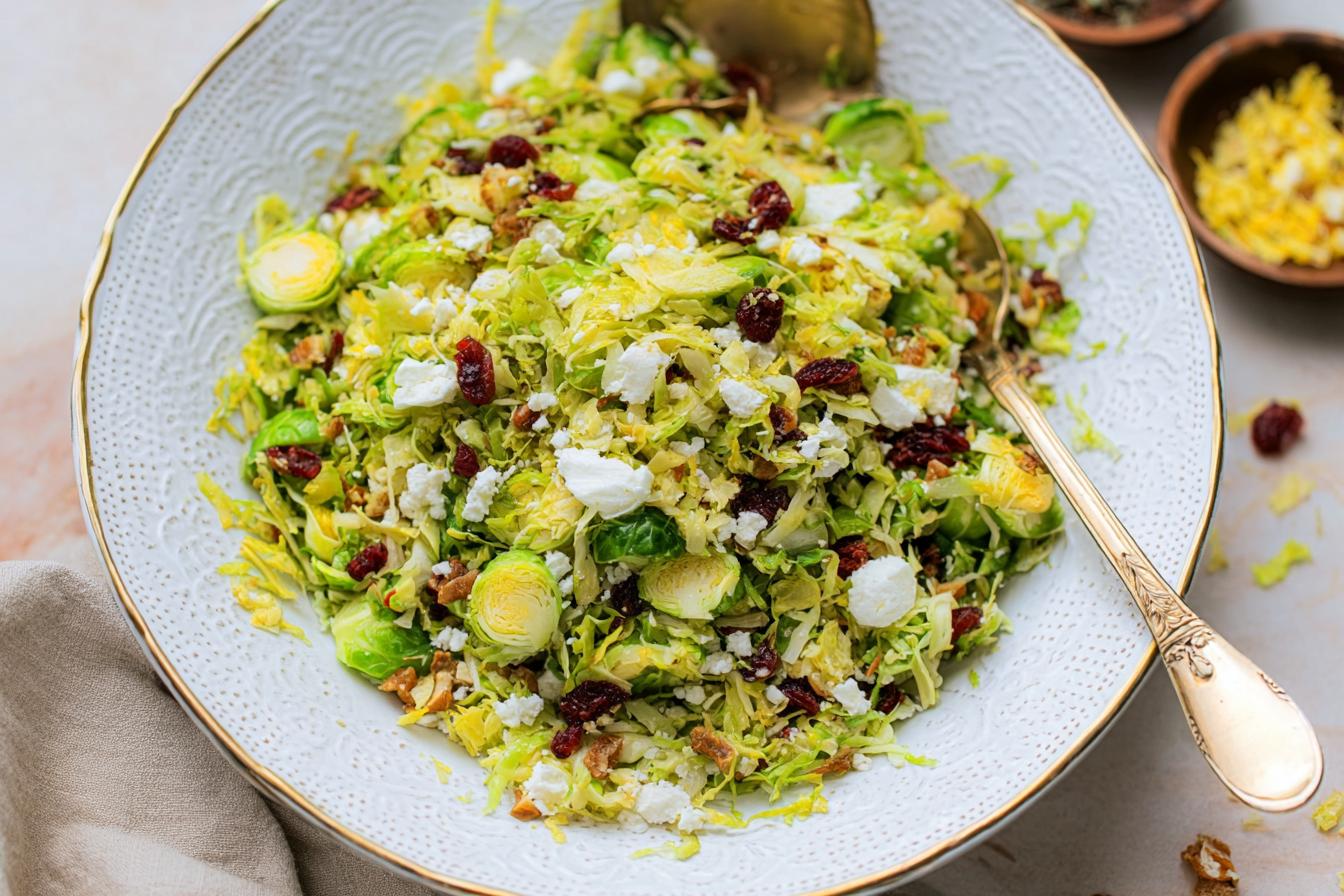 Shaved Brussels Sprout Salad