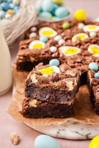 Cadbury Egg Brownies