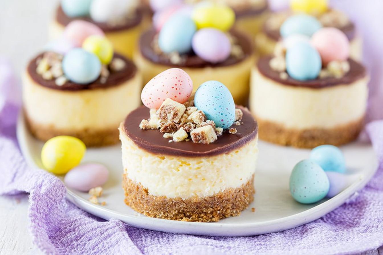 Cadbury Mini Eggs Cheesecake