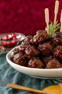 Cranberry BBQ Meatballs