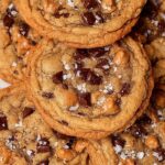 Homemade Brown Butter Toffee Chocolate Chip Cookies