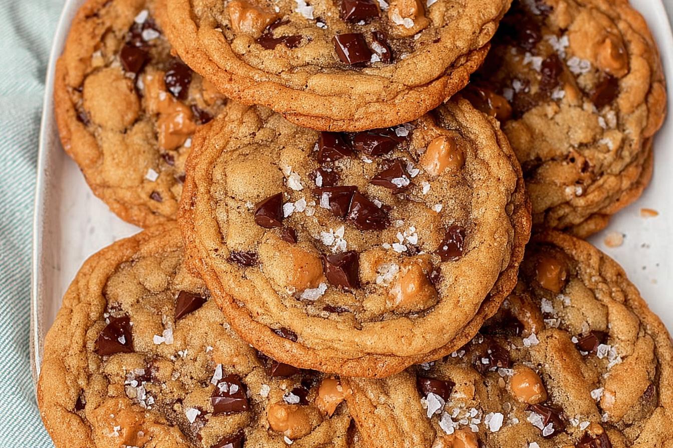 Homemade Brown Butter Toffee Chocolate Chip Cookies