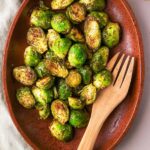 Roasted Maple Mustard Brussels Sprouts