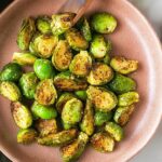 Roasted Maple Mustard Brussels Sprouts