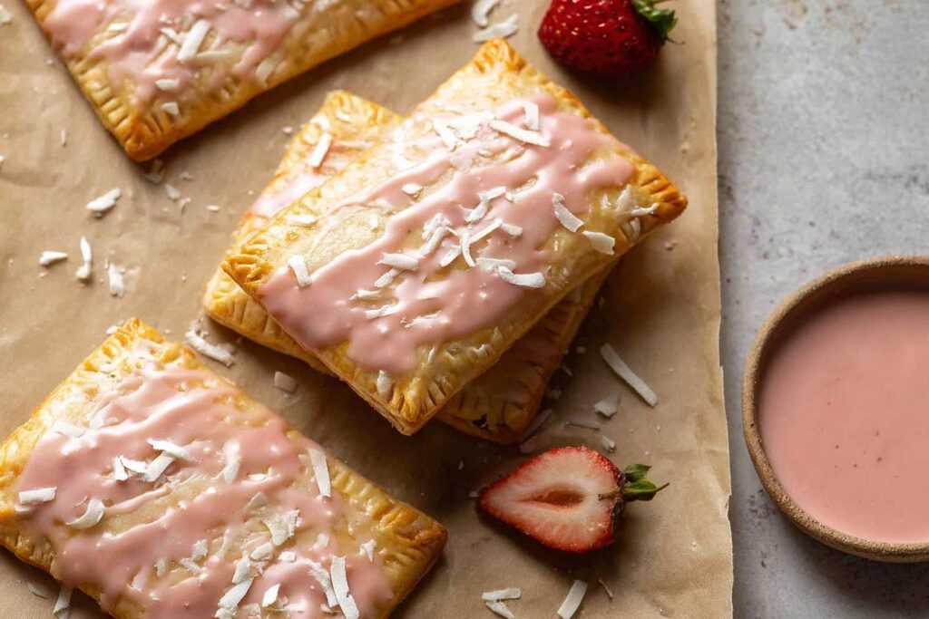 Strawberry Rhubarb Pop Tarts