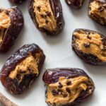 Stuffed dates with peanut butter
