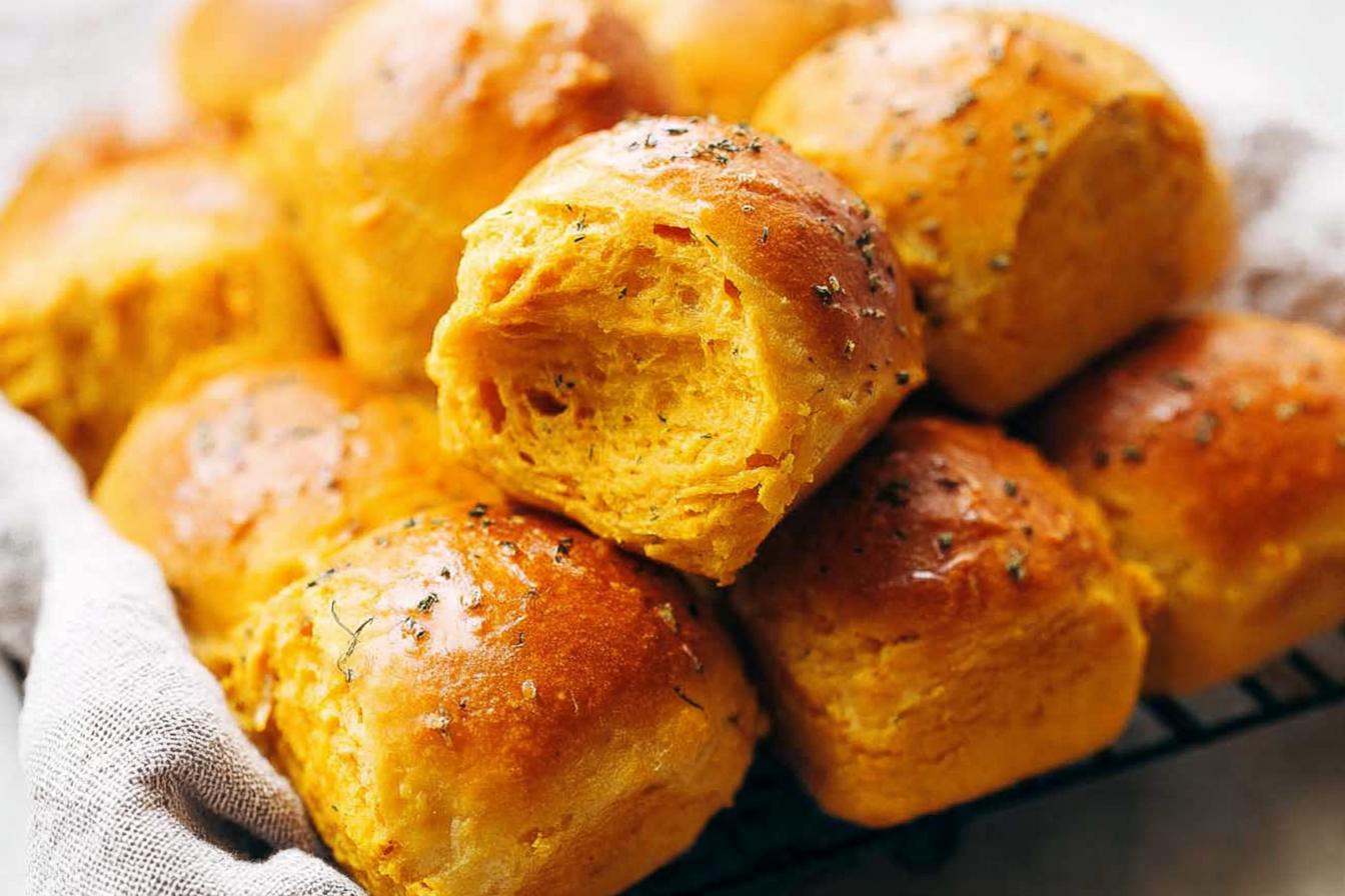Sweet Potato Dinner Rolls