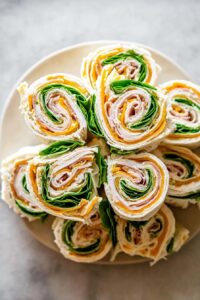 Turkey Pinwheel Sandwiches