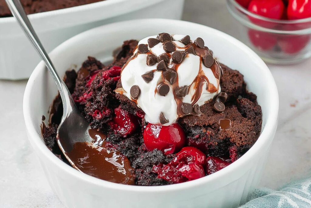 Chocolate Cherry Dump Cake