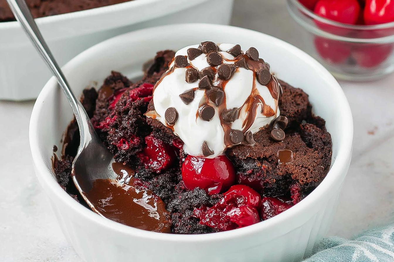 Chocolate Cherry Dump Cake