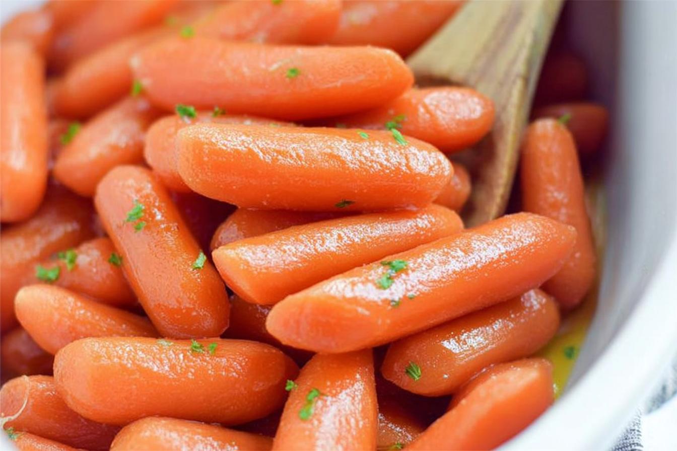 Crockpot Glazed Carrots