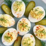 Dill Pickle Deviled Eggs
