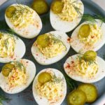 Dill Pickle Deviled Eggs