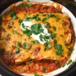 Slow Cooker Enchilada Casserole