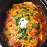 Slow Cooker Enchilada Casserole