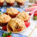 Strawberry Rhubarb Muffins